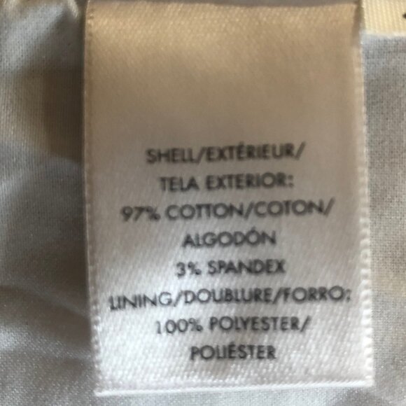 Ann Taylor seersucker side tie blazer/ white and navy stripe - Picture 6 of 9